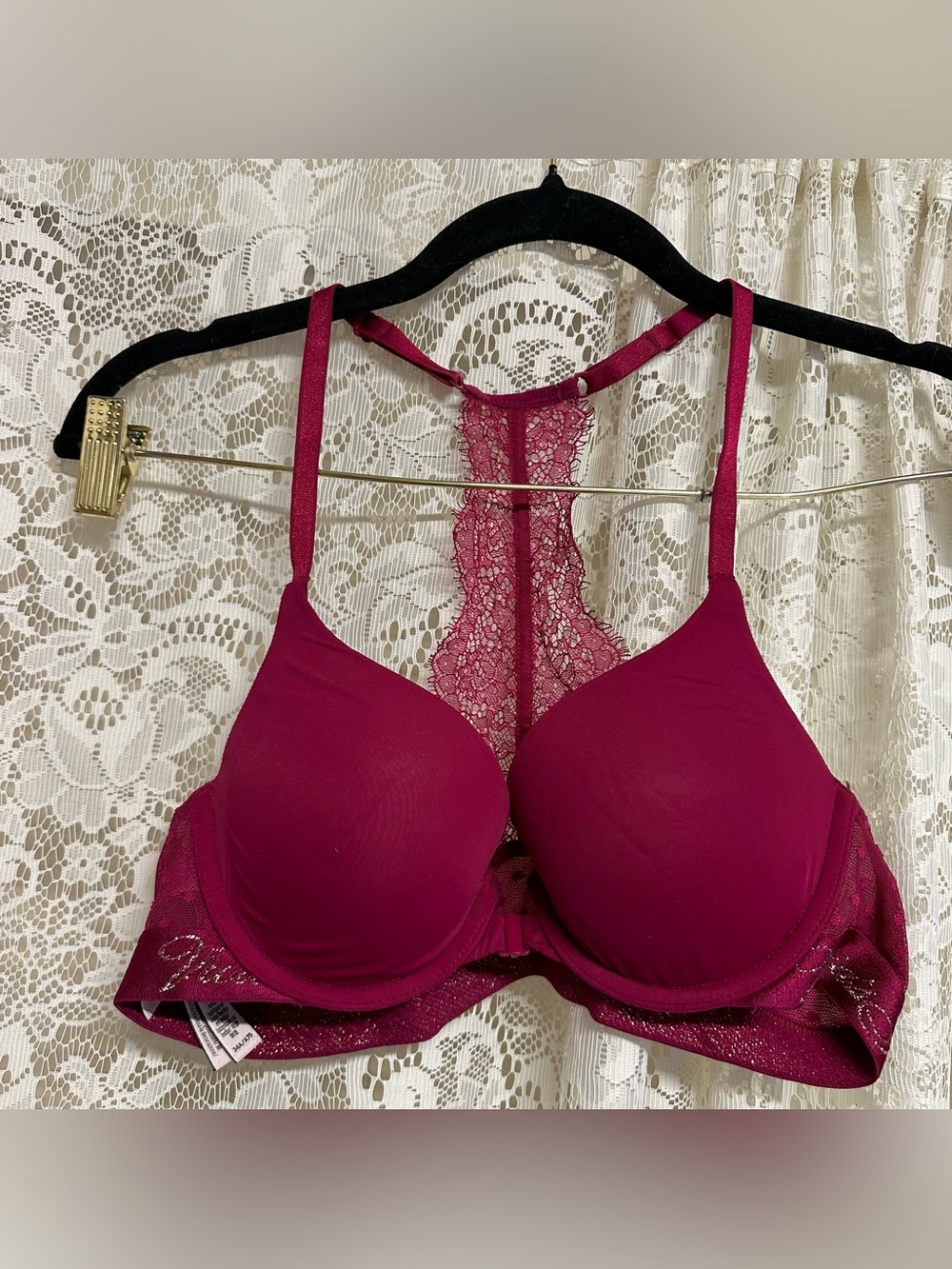 Victoria’s Secret T-Shirt Push Up Full Coverage Front Clip Bra
